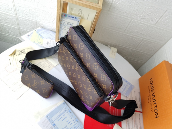 ルイヴィトンバッグ側面デザイン